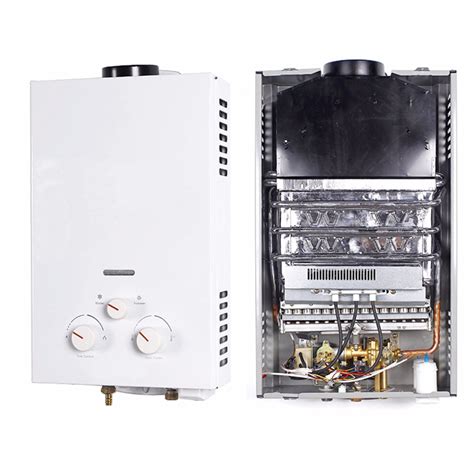 gas water heater flue temperature